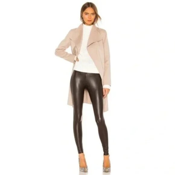 NWOT Commando Perfect Control faux leather leggings - espresso - M - Picture 3 of 10